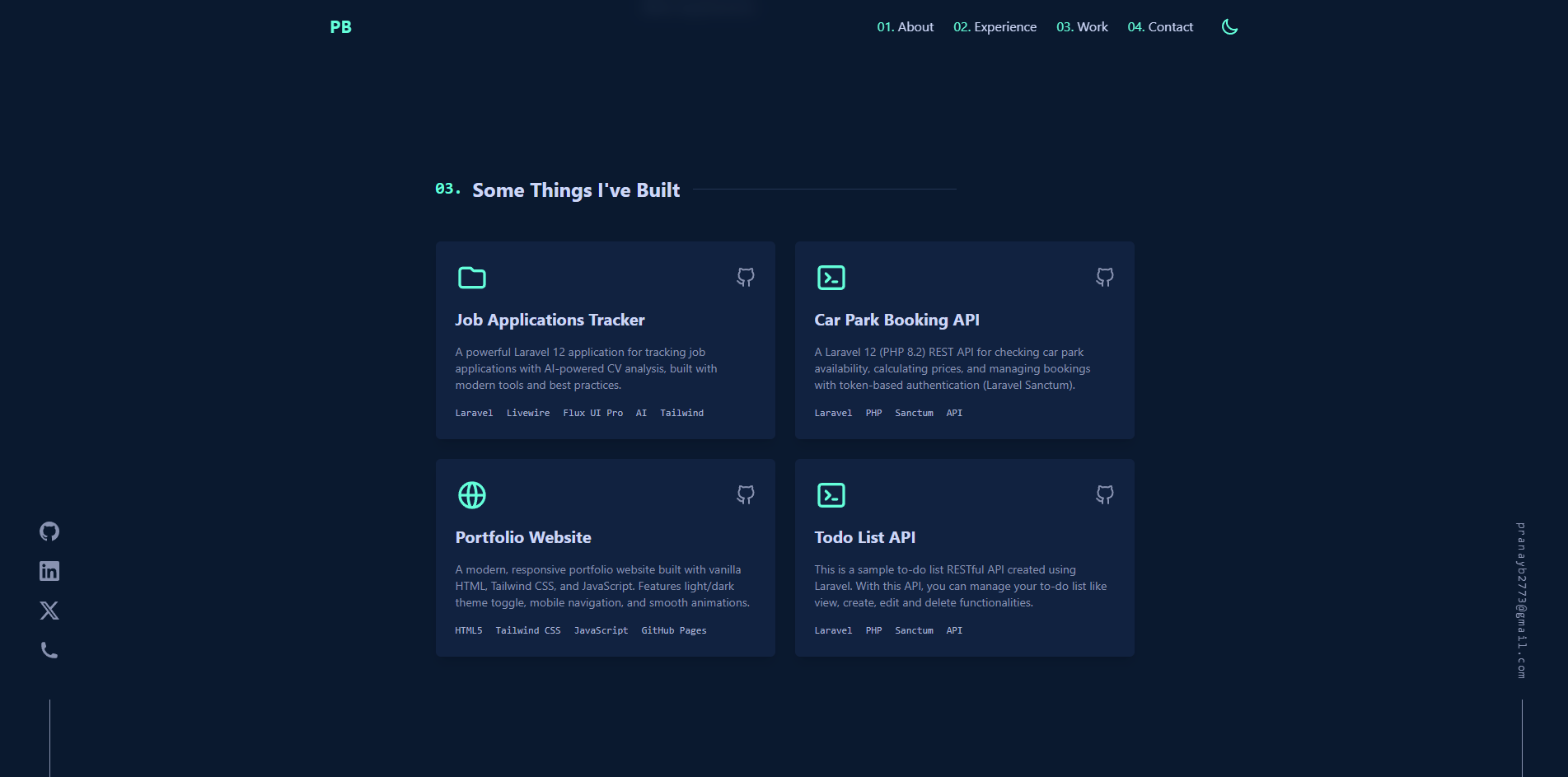 Projects Section